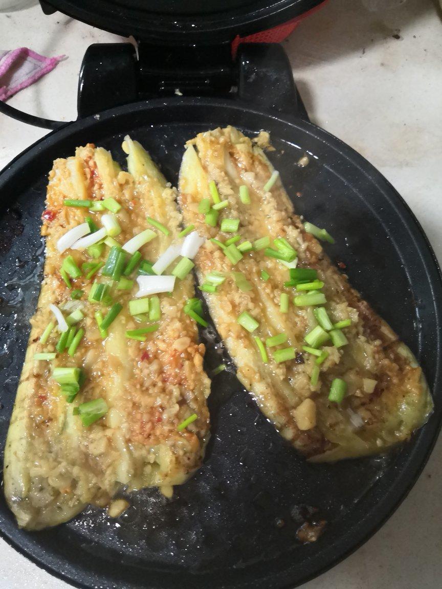 手机用户3869_9pko做的电饼铛烤茄子