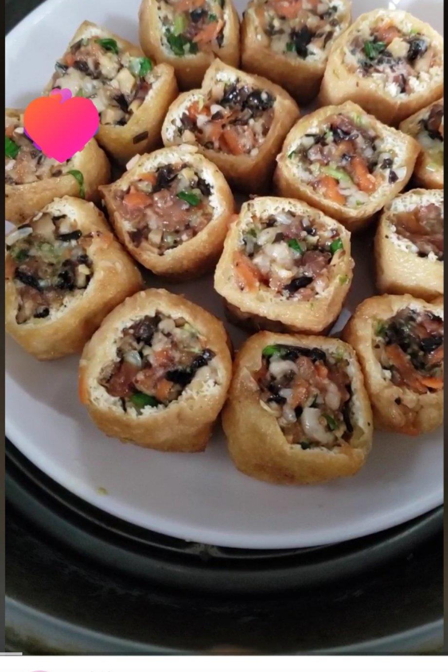 油豆泡塞肉
