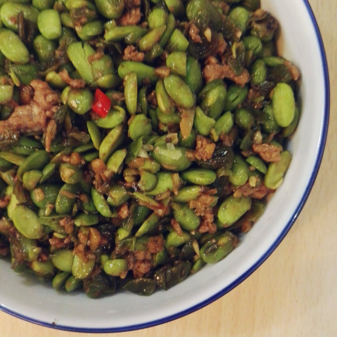 青豆炒肉