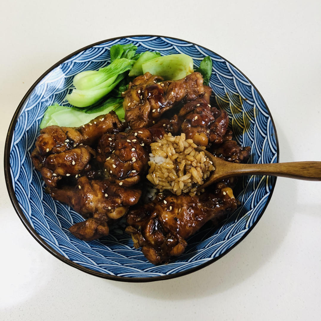 照烧鸡腿饭