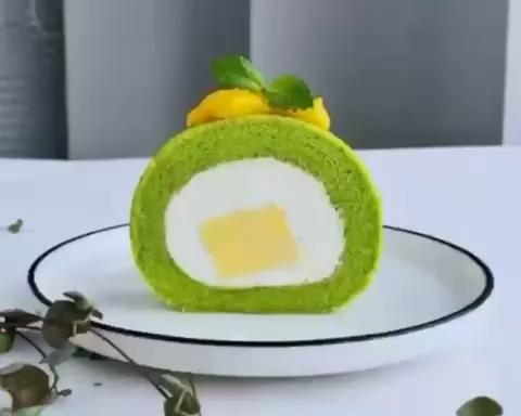 小清新蛋糕卷/南瓜菠菜卷