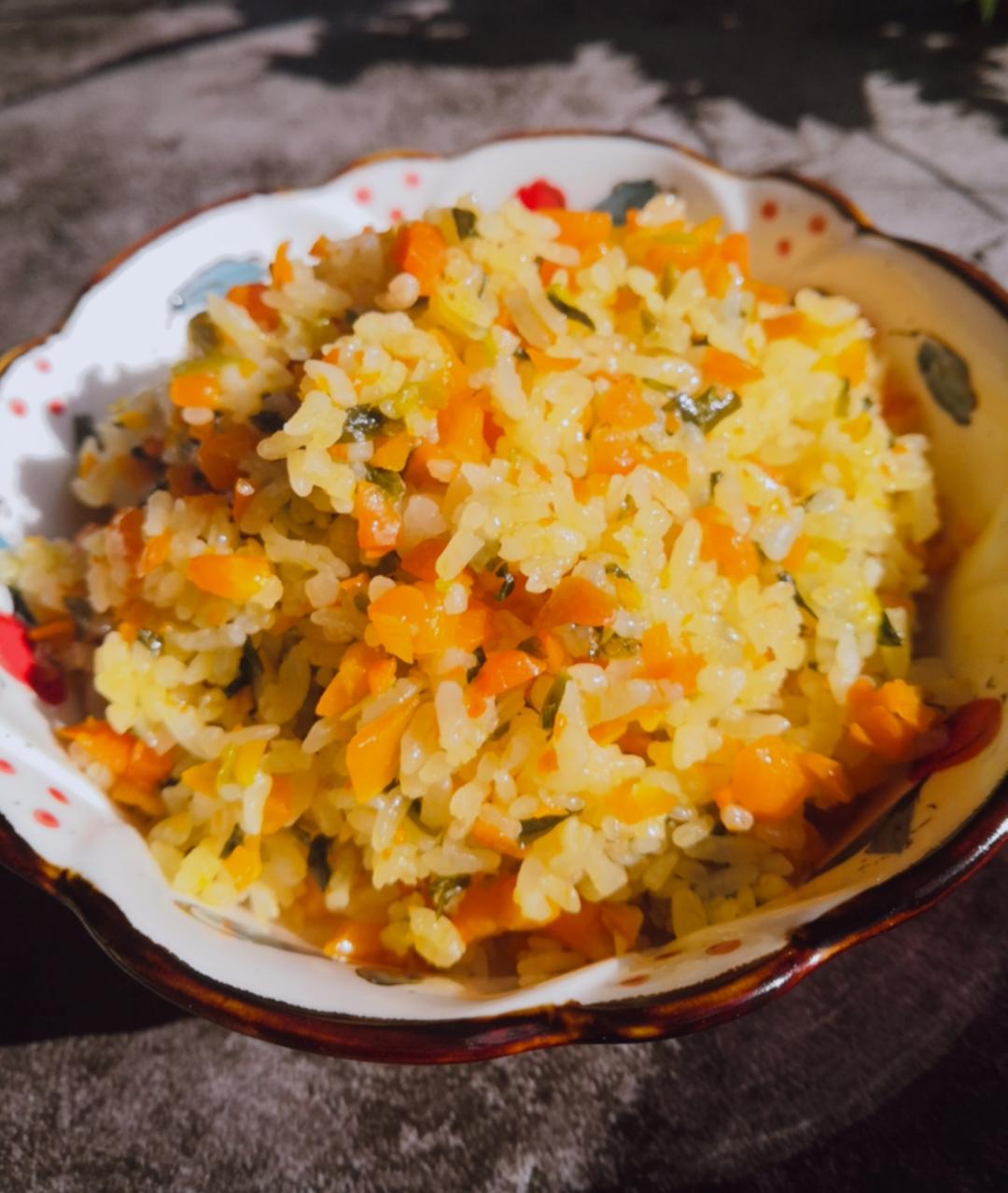 胡萝卜饭的做法