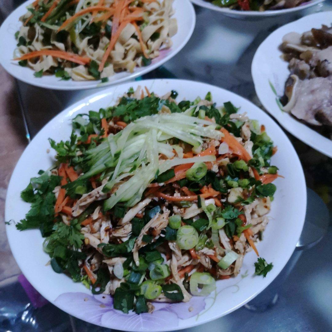 减脂健身｜凉拌手撕鸡丝（香辣&麻油版）