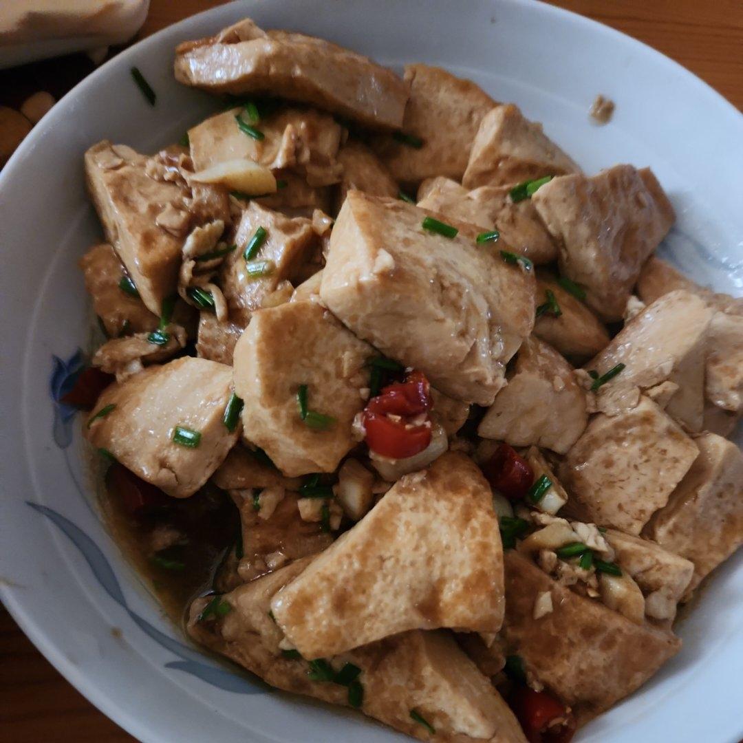 焖煎豆腐