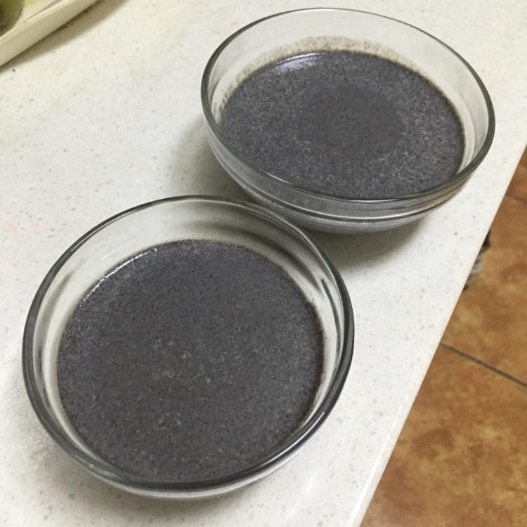 黑芝麻枫糖豆腐布丁