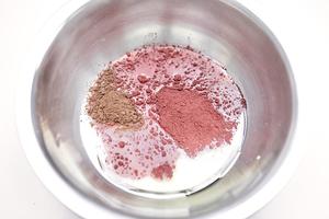 红丝绒海盐奶盖卷/🍓草莓乳酪奶盖卷的做法 步骤2