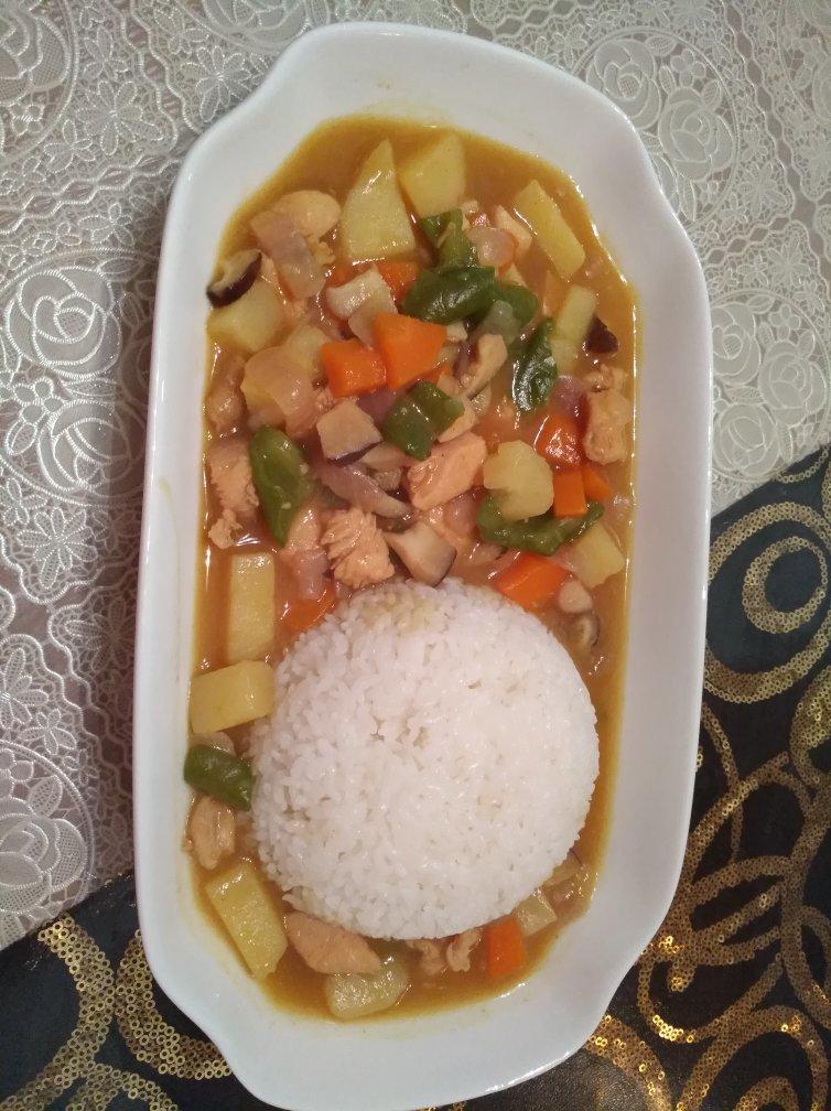 咖喱土豆鸡块