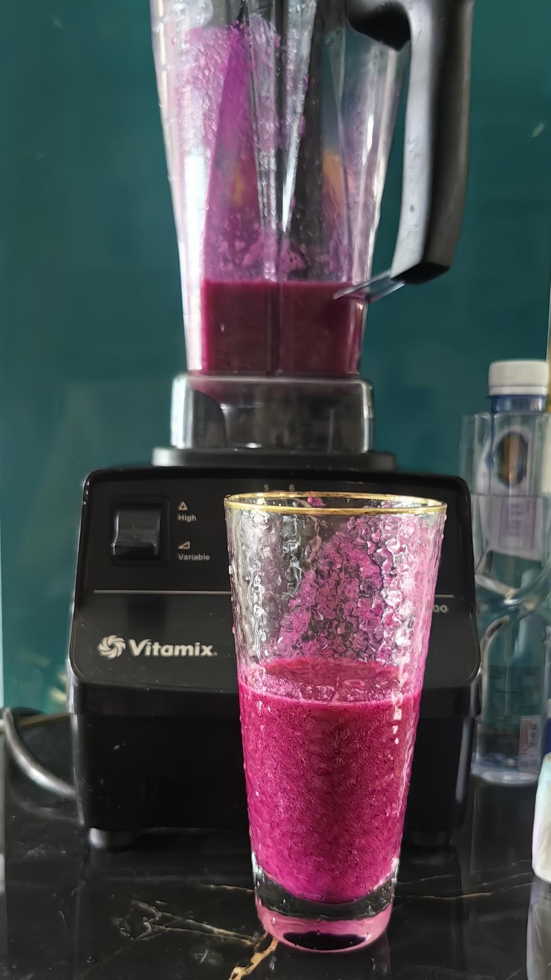 净素奶昔 火龙果香蕉苹果奶昔 5分钟