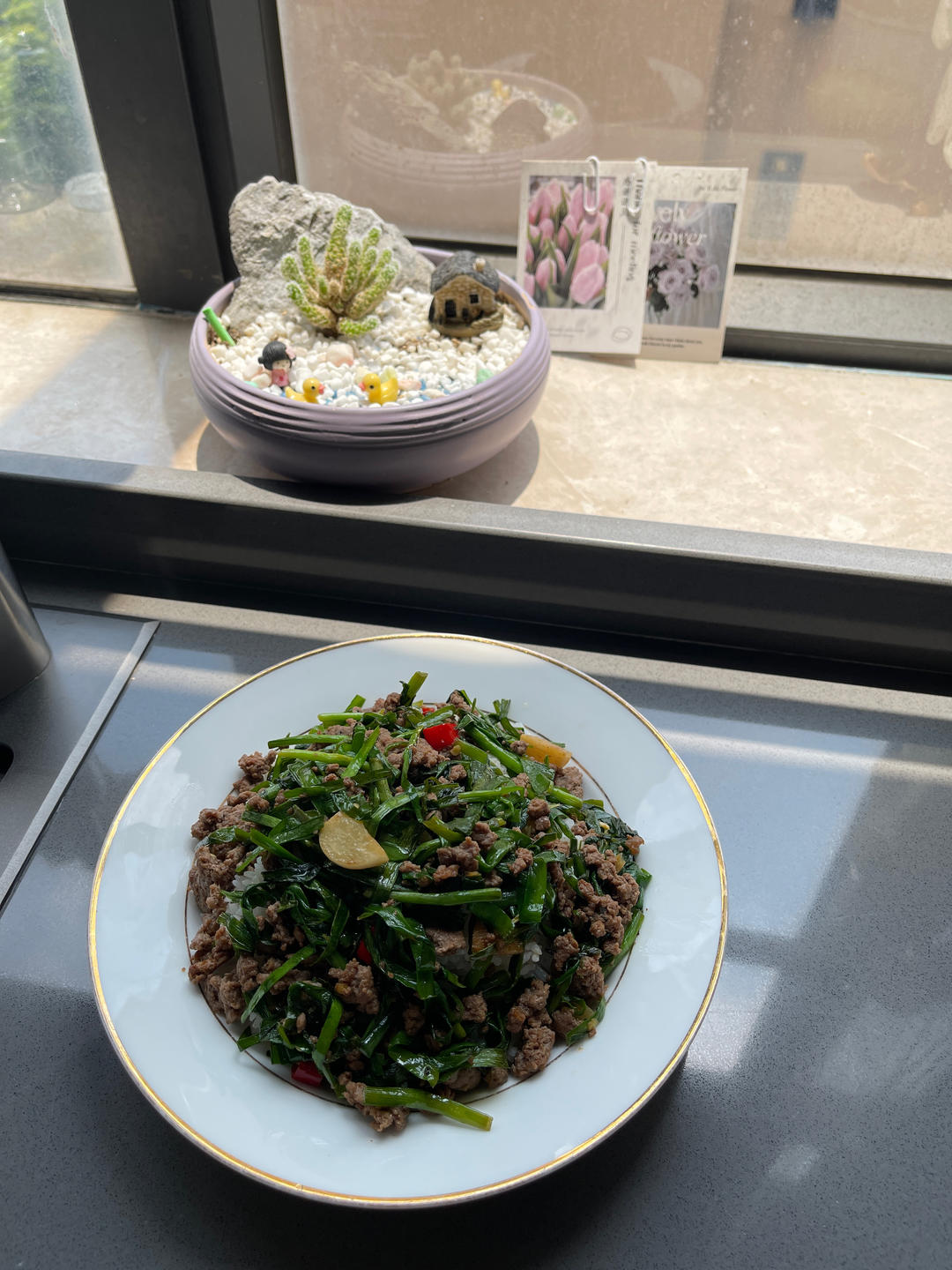 韭菜炒牛肉
