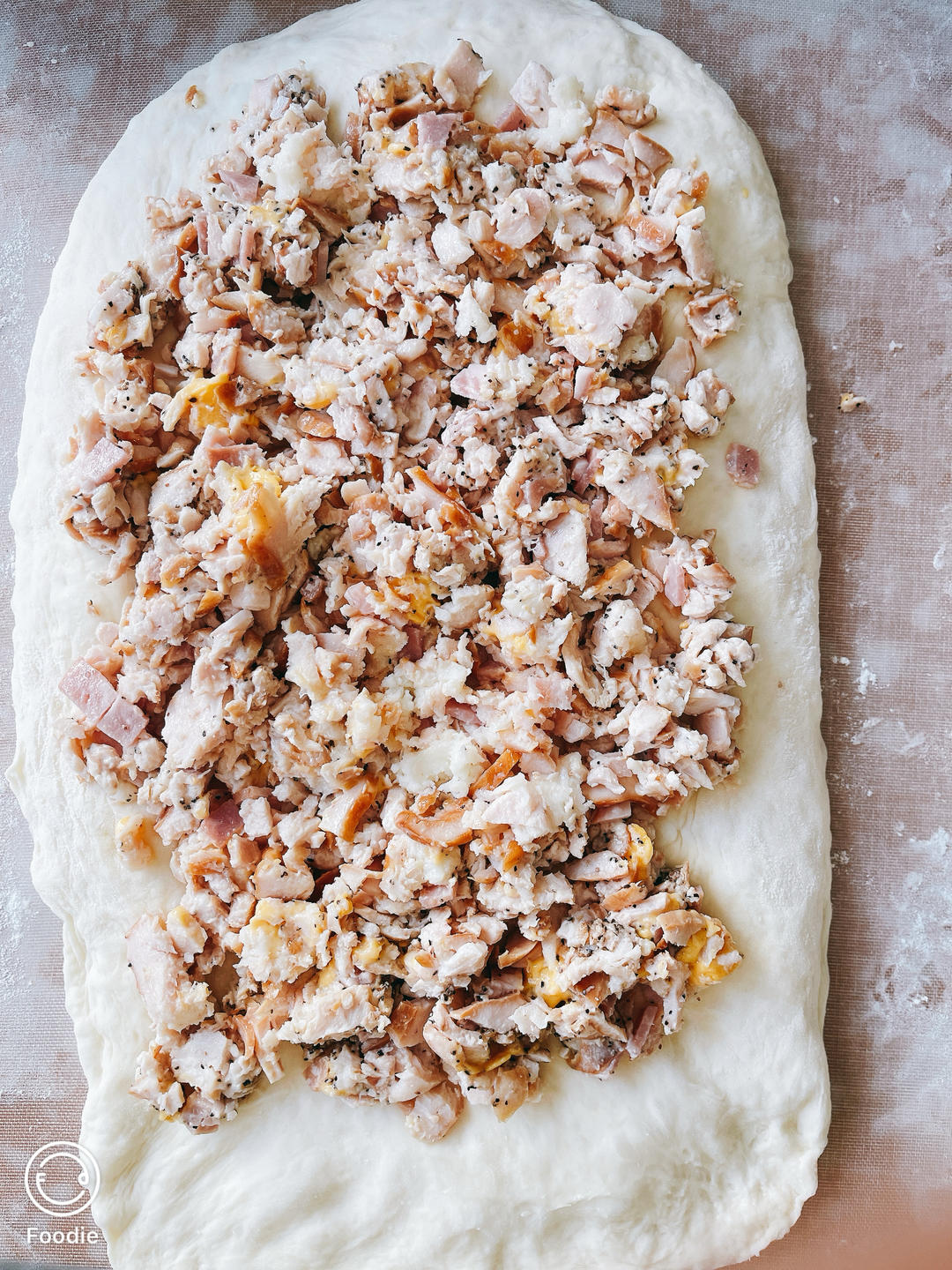 爆款咸口吐司--料多多芝士熏鸡