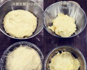 简易版冷藏发酵，可做松软的面包，土司的做法 步骤12
