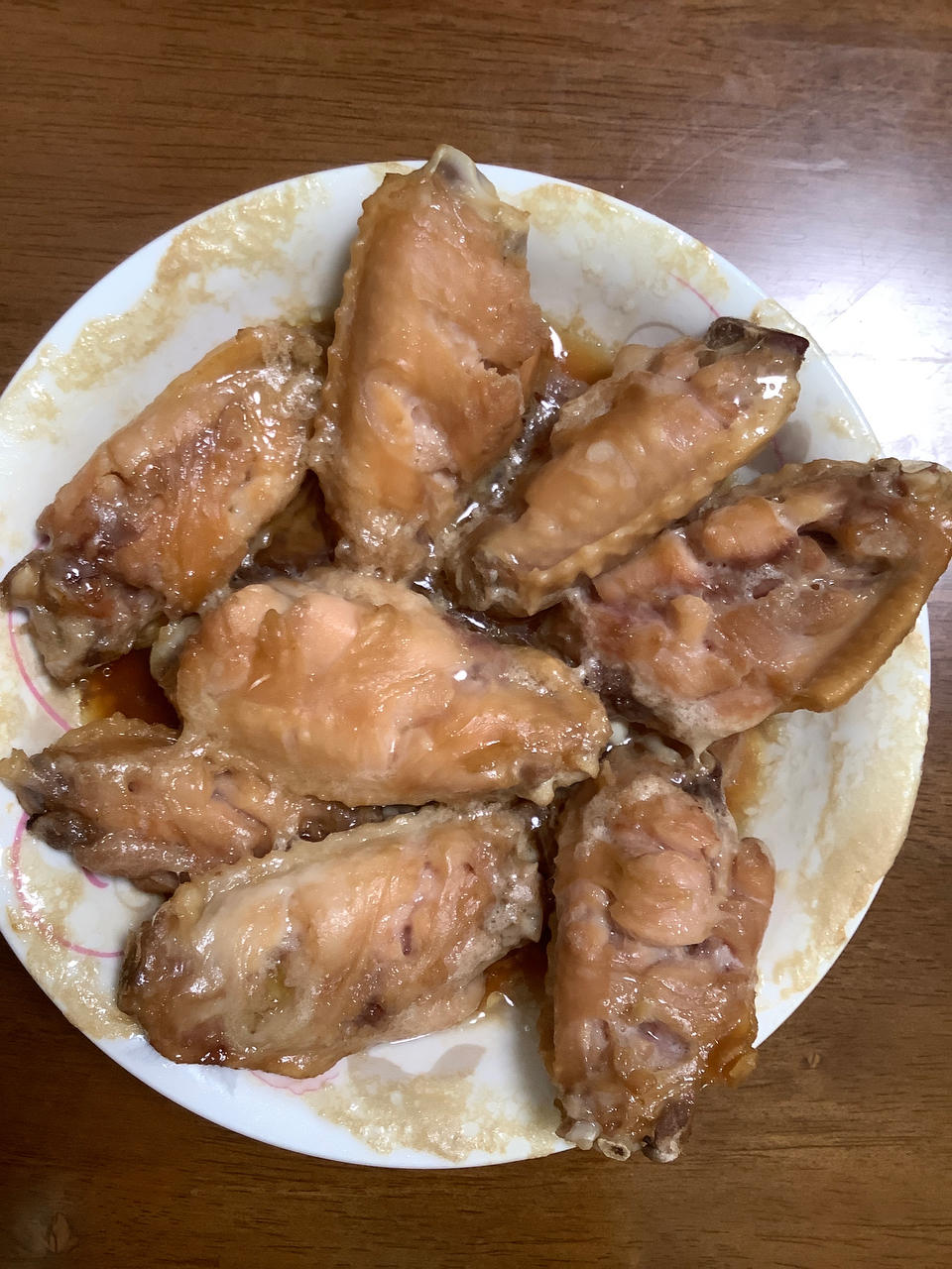 微波炉版蜜汁鸡翅