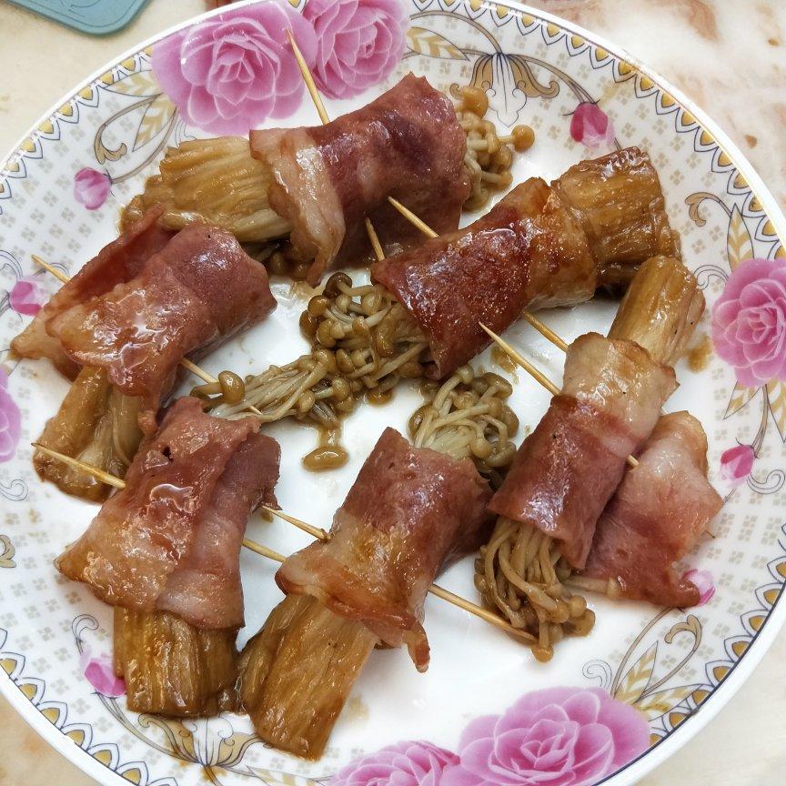 金针菇培根卷