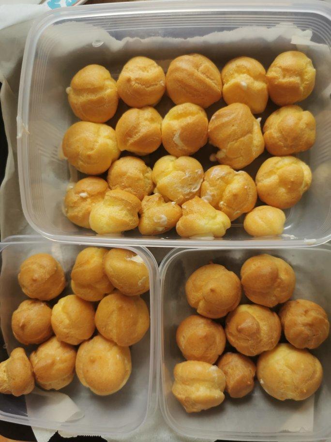 简单易成功的奶油小泡芙做法