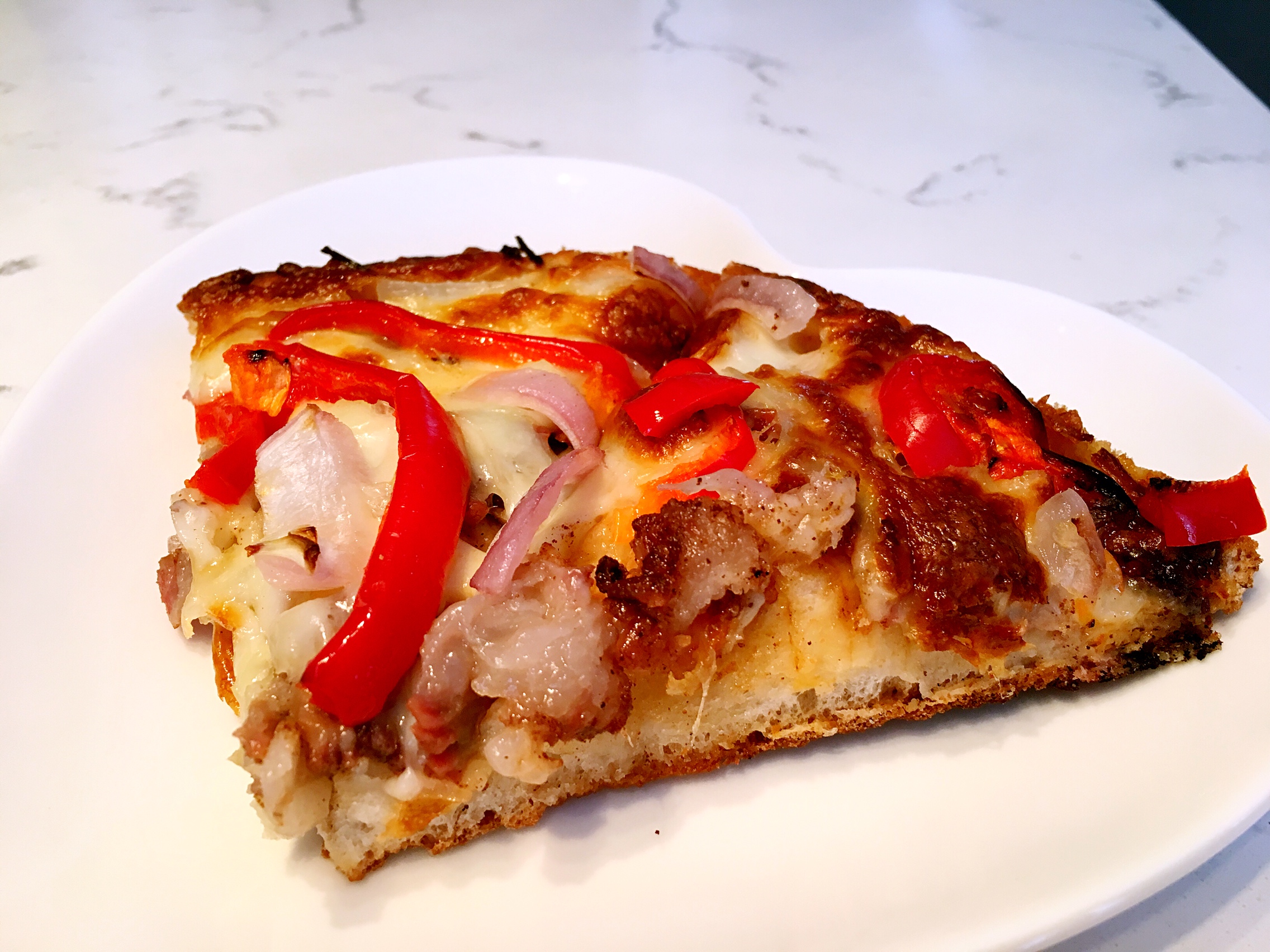 烘培课-Homemade Pizza Dough纯手工叉烧肉披萨的做法