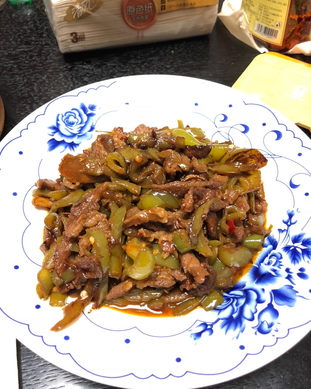 青尖椒炒肉