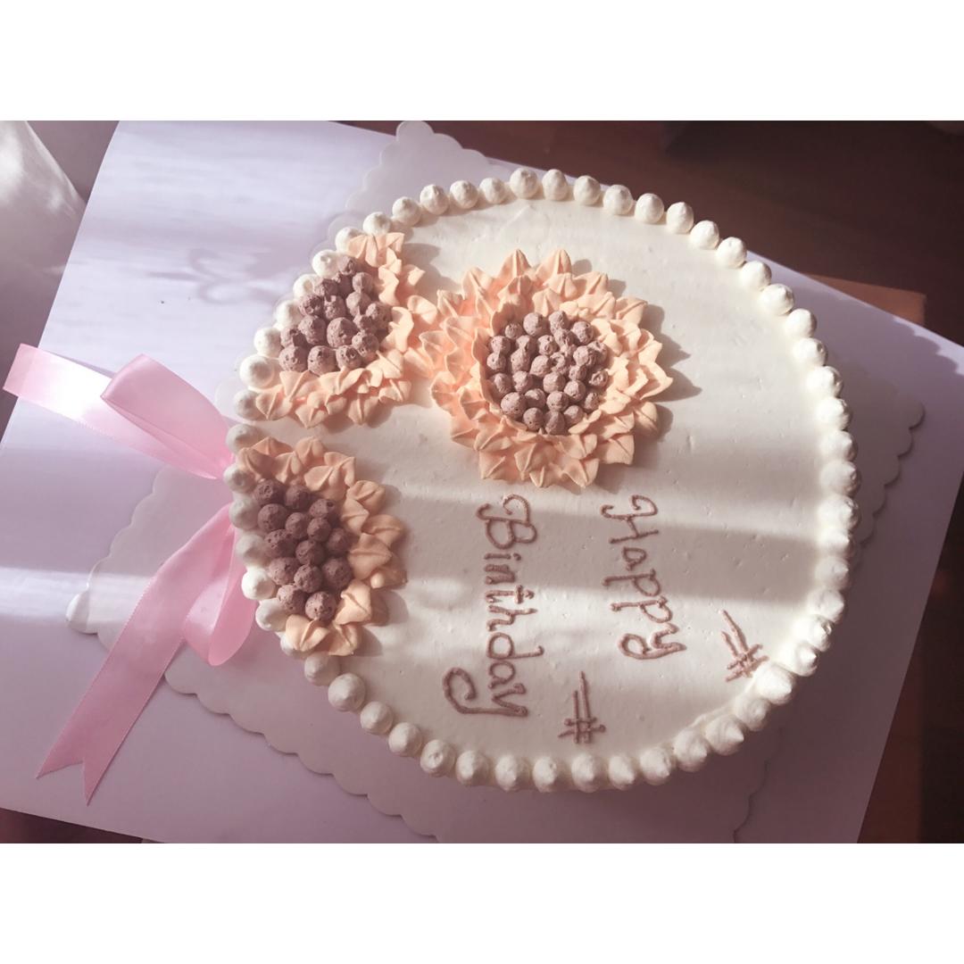 向日葵生日蛋糕