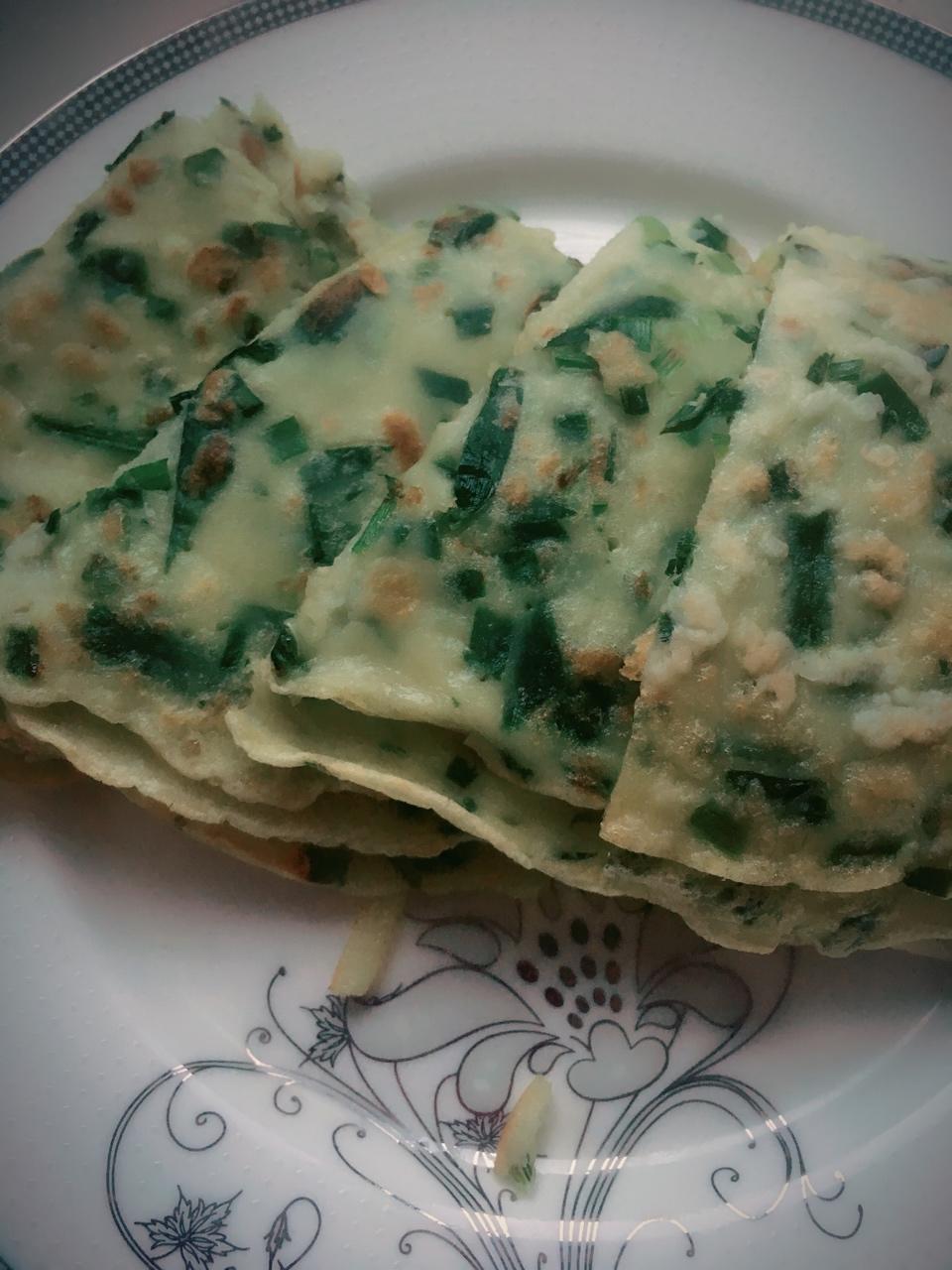 鸡蛋韭菜饼
