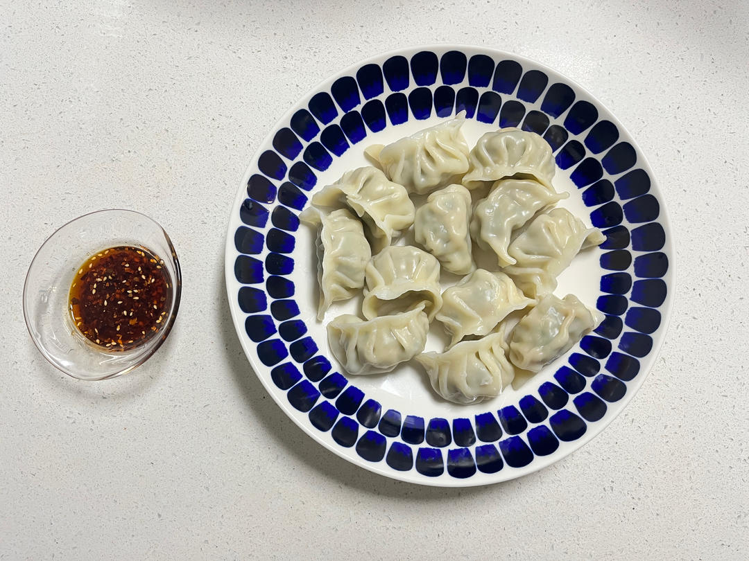 荠菜鲜肉饺子