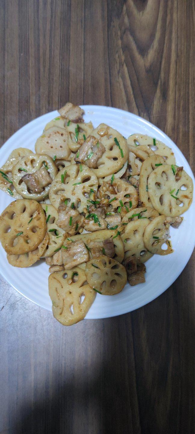 藕片炒肉