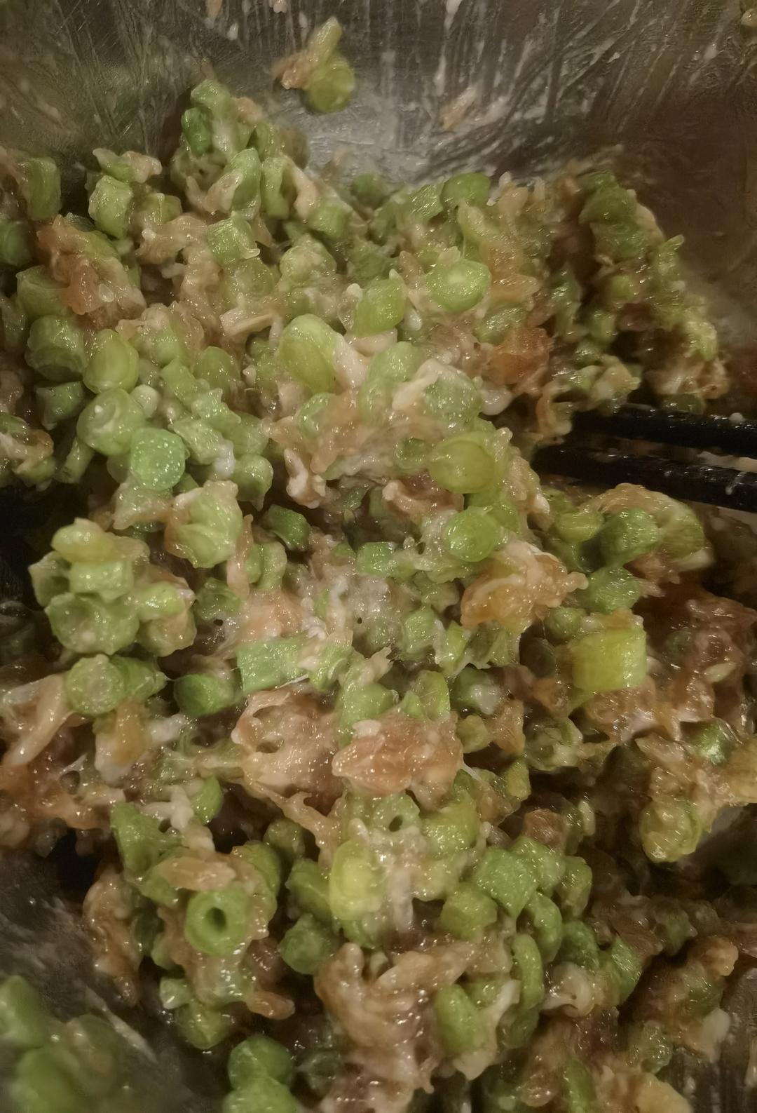 猪肉豇豆香菇水饺-豆角肉水饺