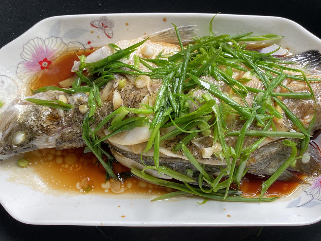 sunshiny做的超入味清蒸鱼清蒸鲈鱼桂花鱼家常独创