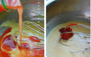 番茄戚风蛋糕的做法 步骤2