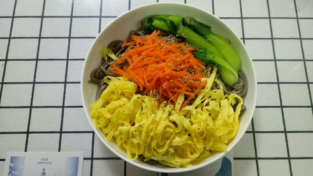 【减脂食谱】坚果酱拌荞麦面