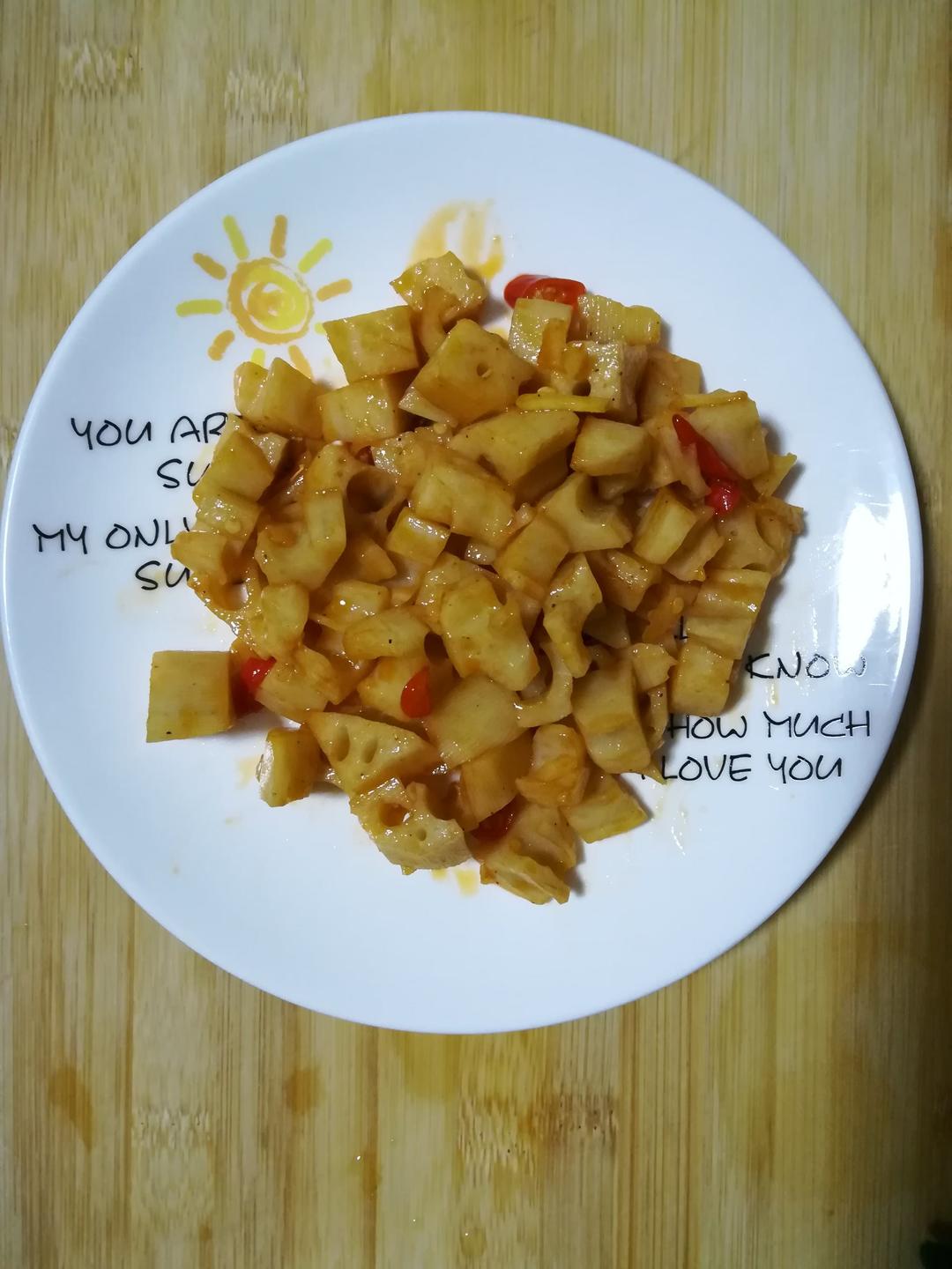 酸辣藕丁
