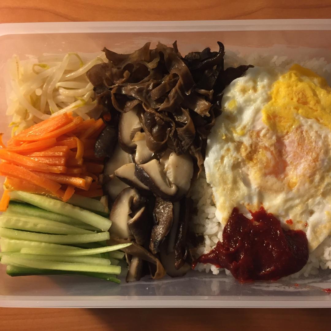 不用石锅的韩式拌饭