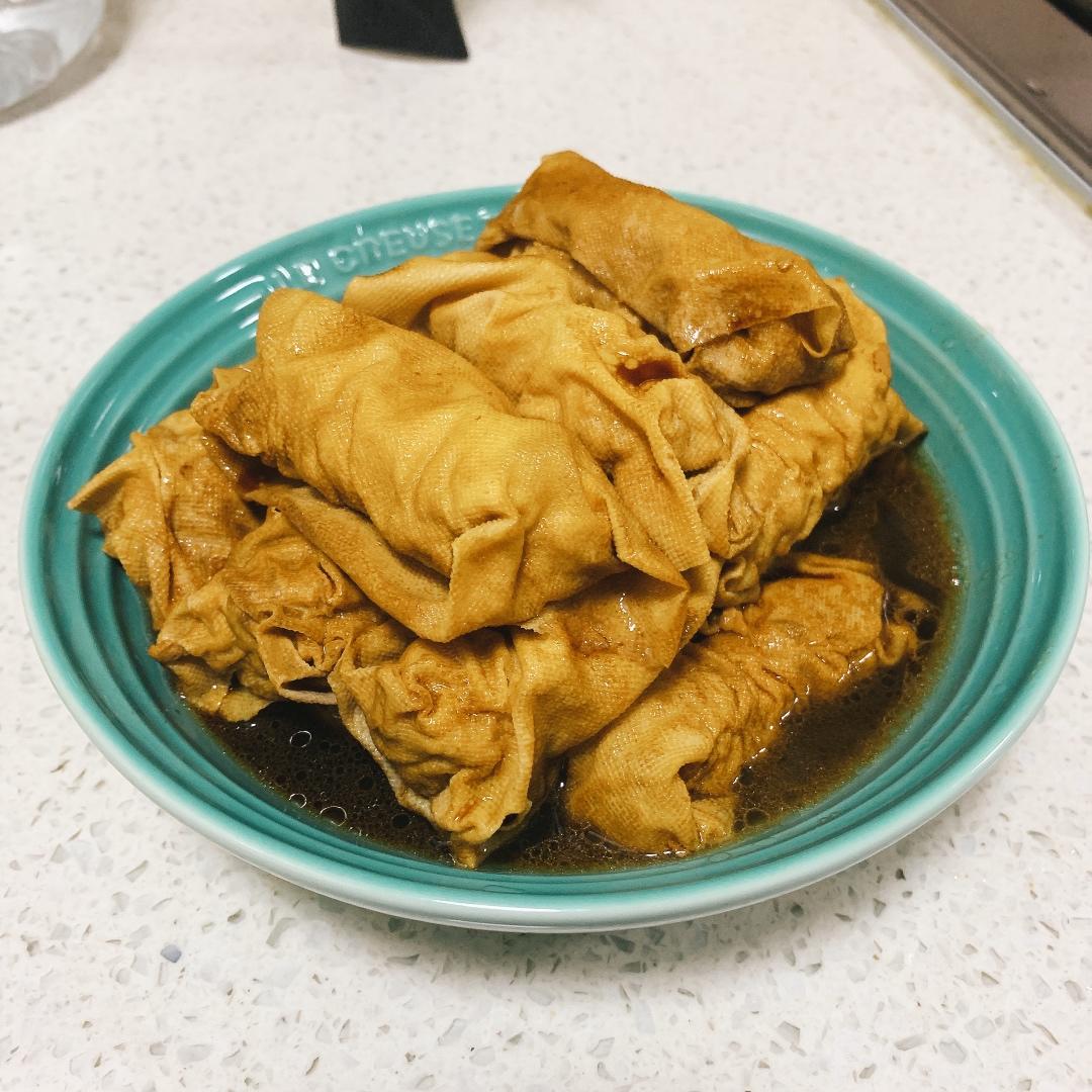 红烧百叶包