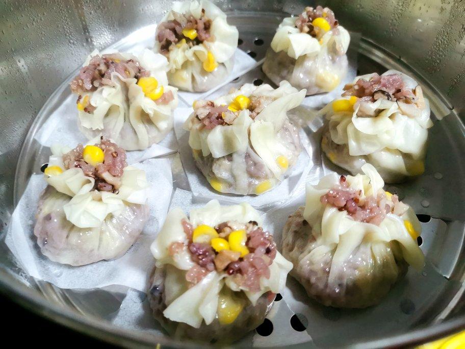 快手饺子皮紫米烧卖           （附超好吃内馅做法）