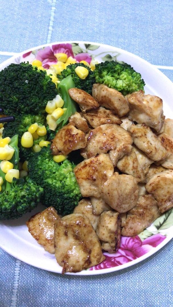 勒小囡做的迄今为止最好吃的减肥餐香煎鸡胸肉