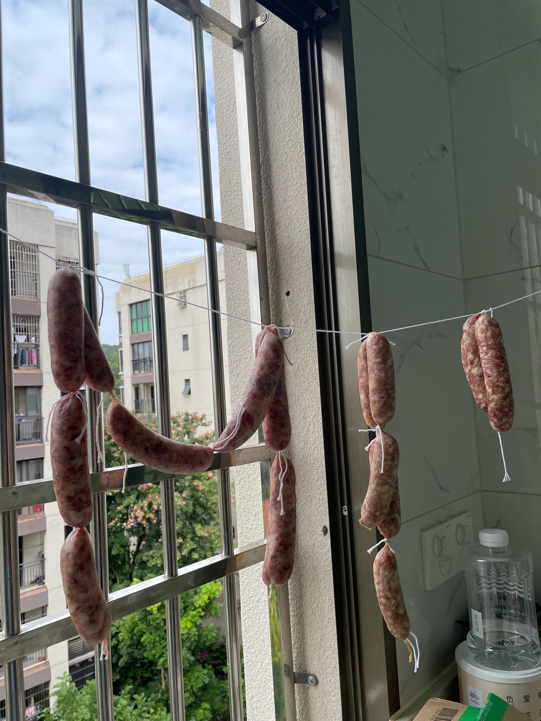 自制腊肠，灌香肠，苏式香肠