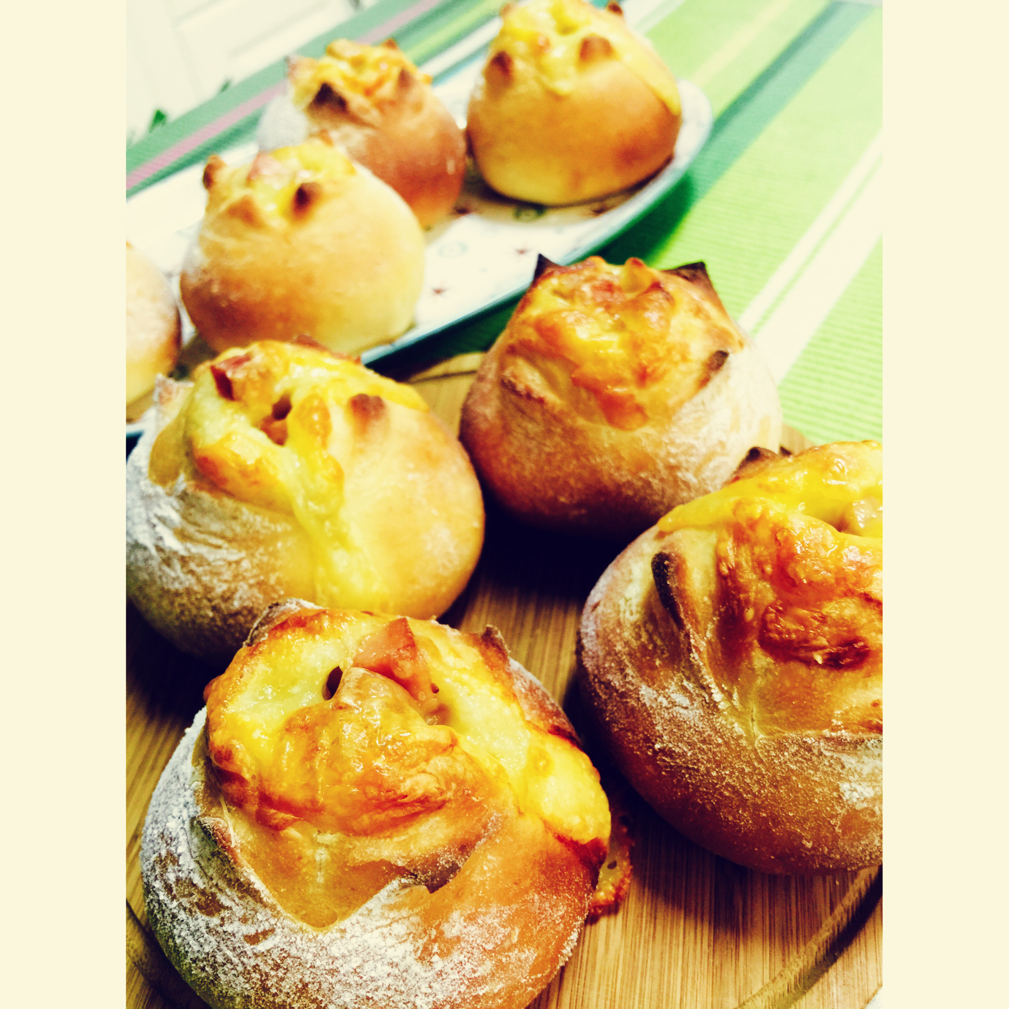 全麦芝士熔岩面包