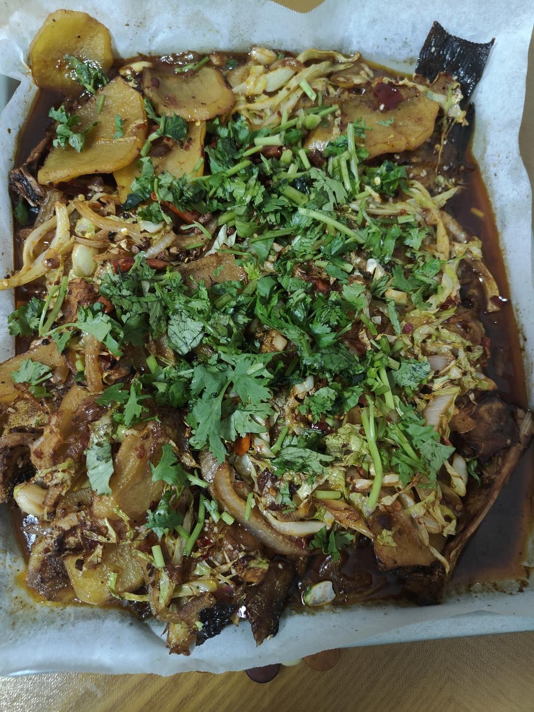 重庆烤鱼(烤箱版)爆好吃，爆简单