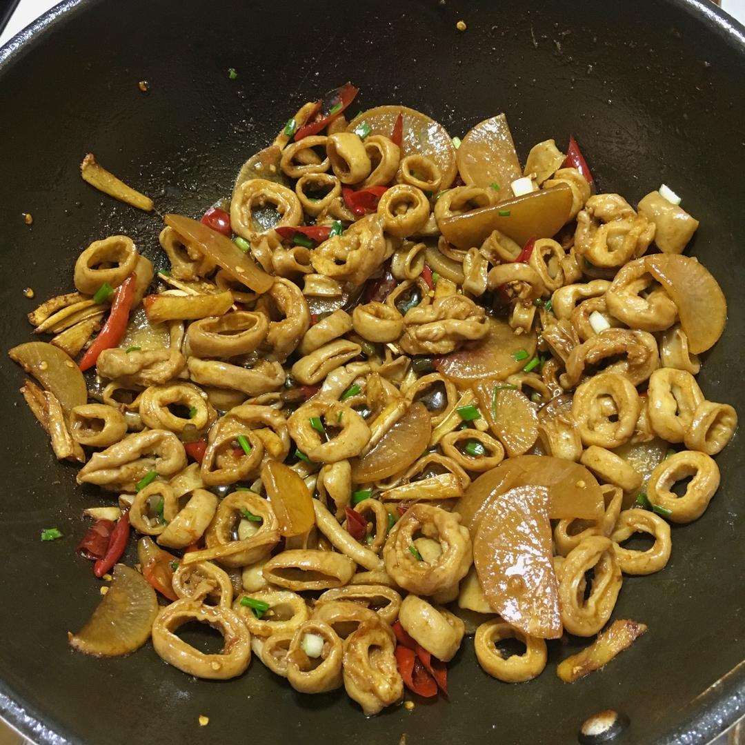 猪肠炒酸菜