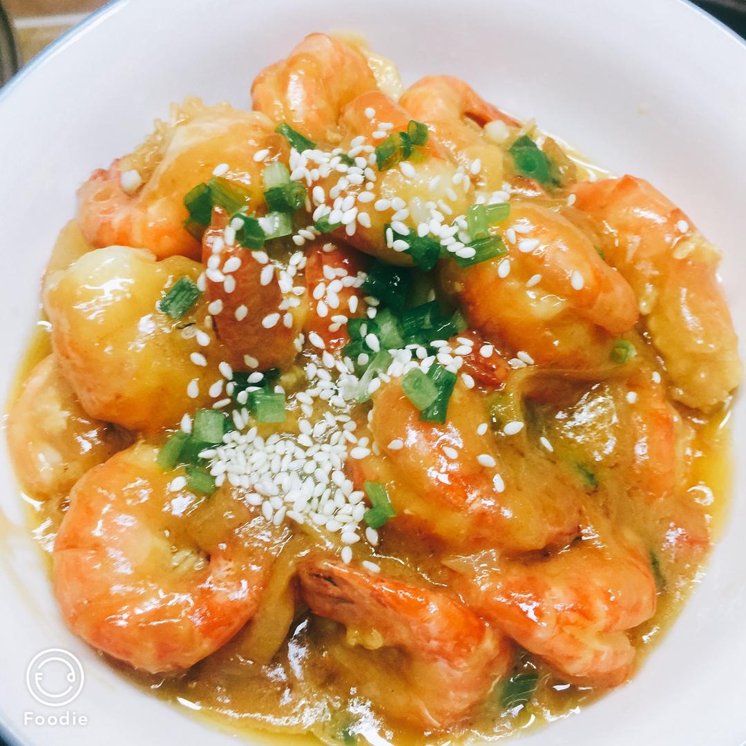 大一一小一一做的最好吃的马来西亚 奶油虾