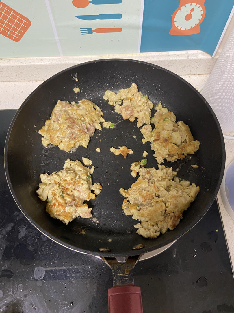 香脆莲藕肉饼