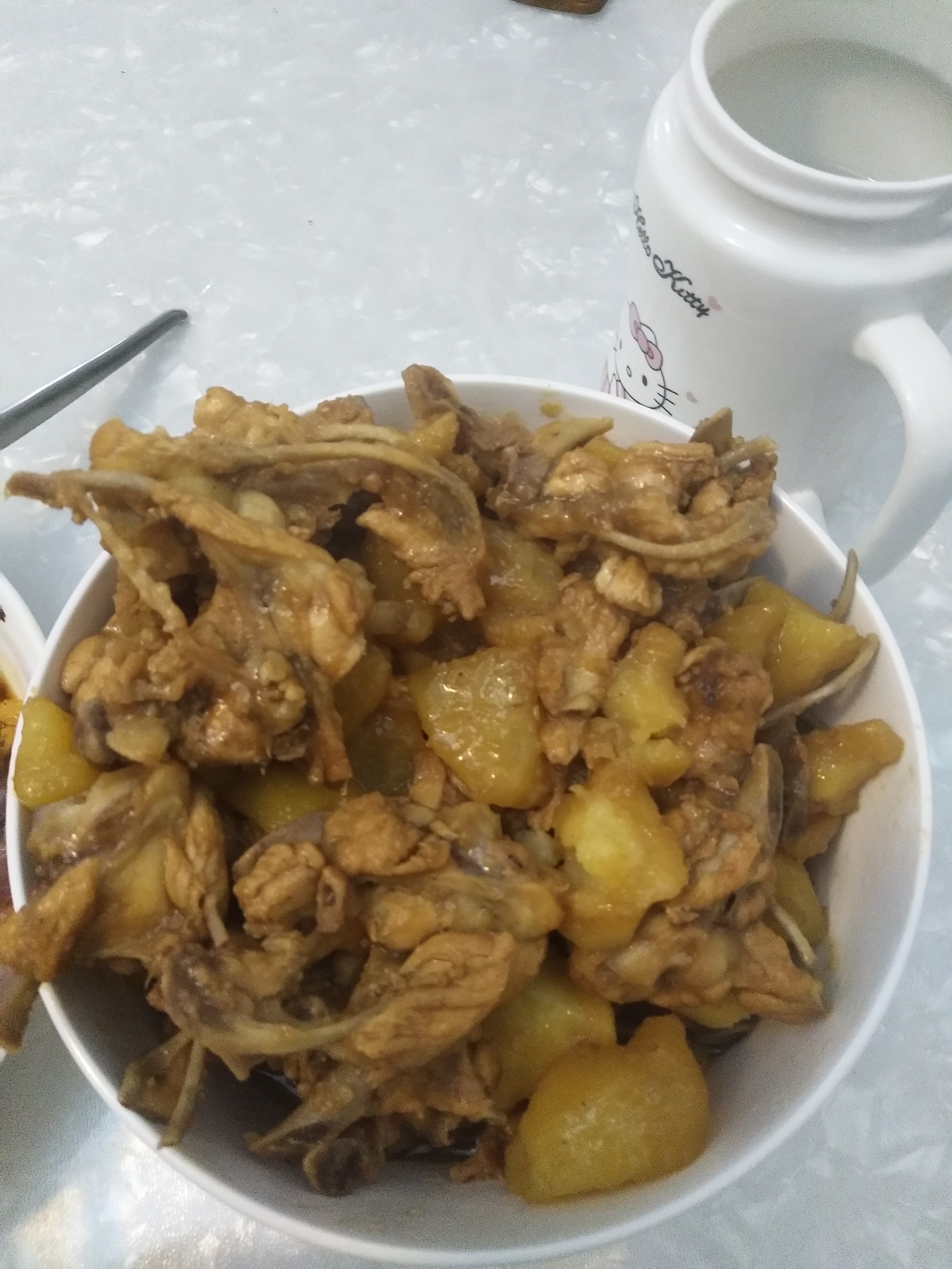 鸡叉炖土豆的做法