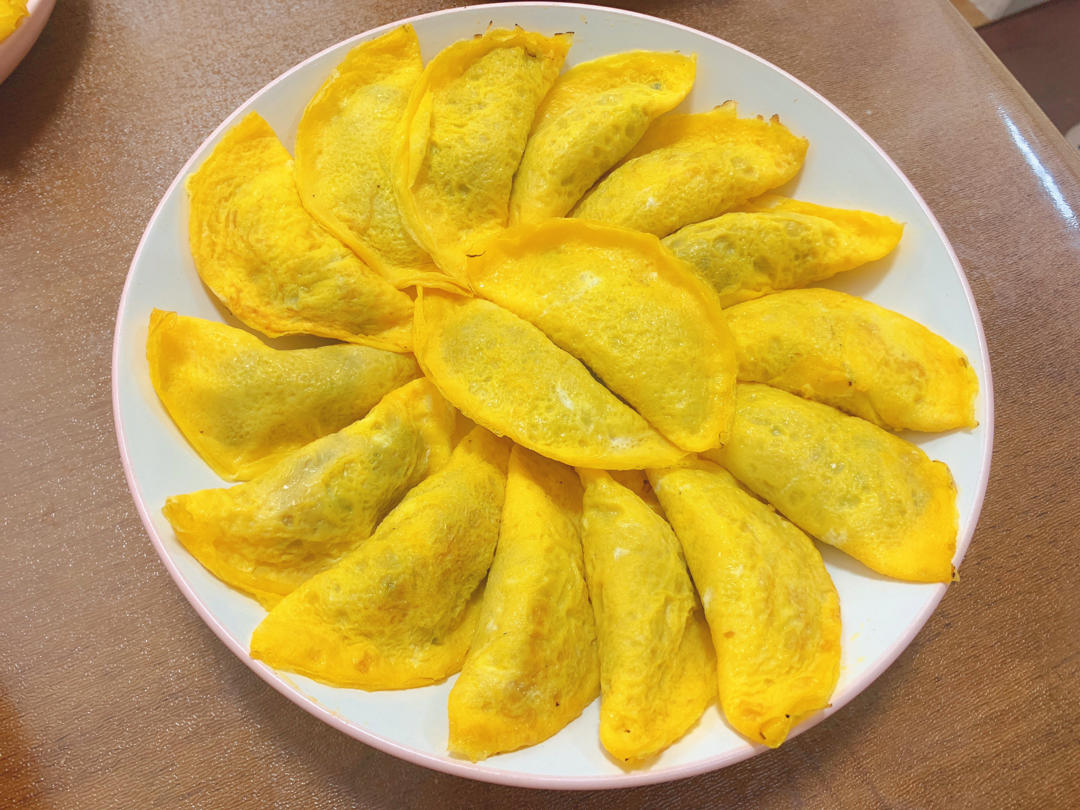 爱吃鱼的sissi做的蛋饺