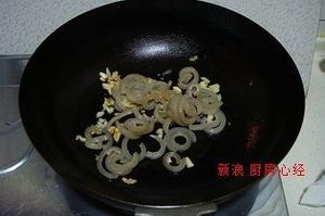 肉皮炒豆芽的做法 步骤7