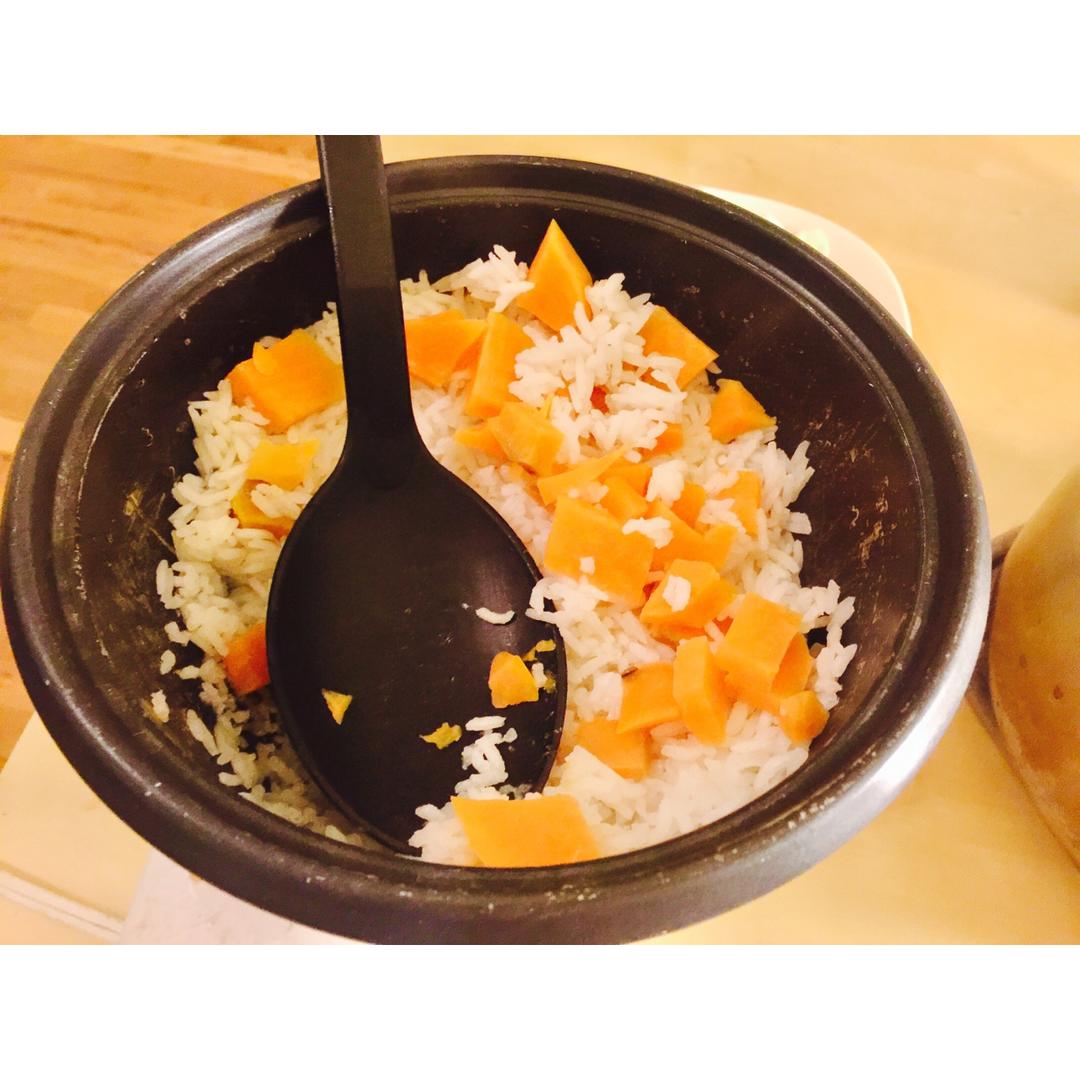 焖南瓜饭