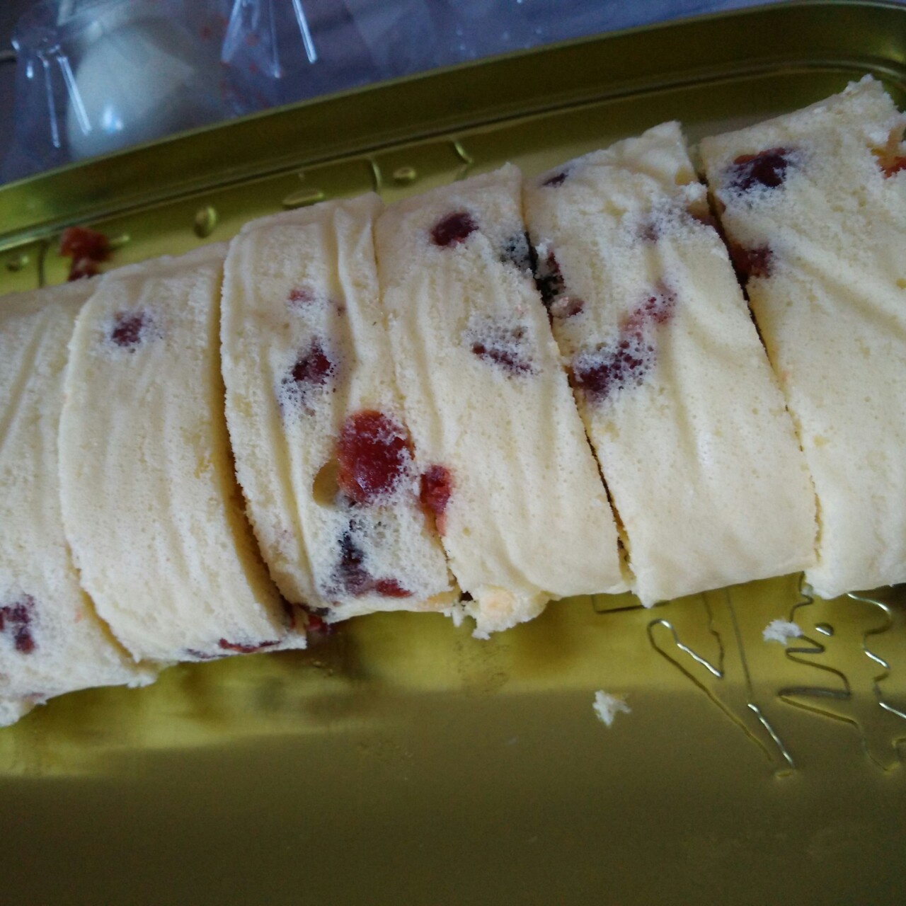 抹茶戚风螺纹蛋糕