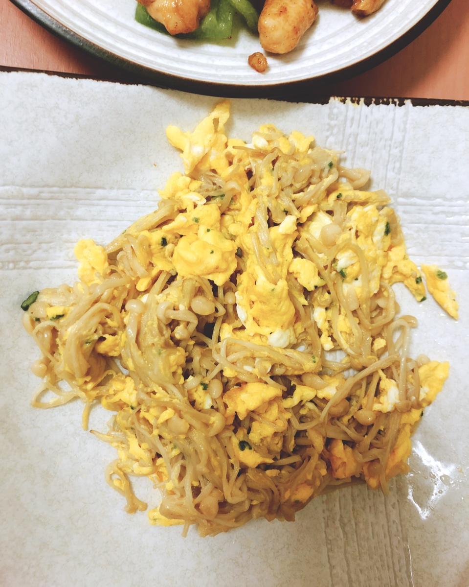 金针菇炒蛋