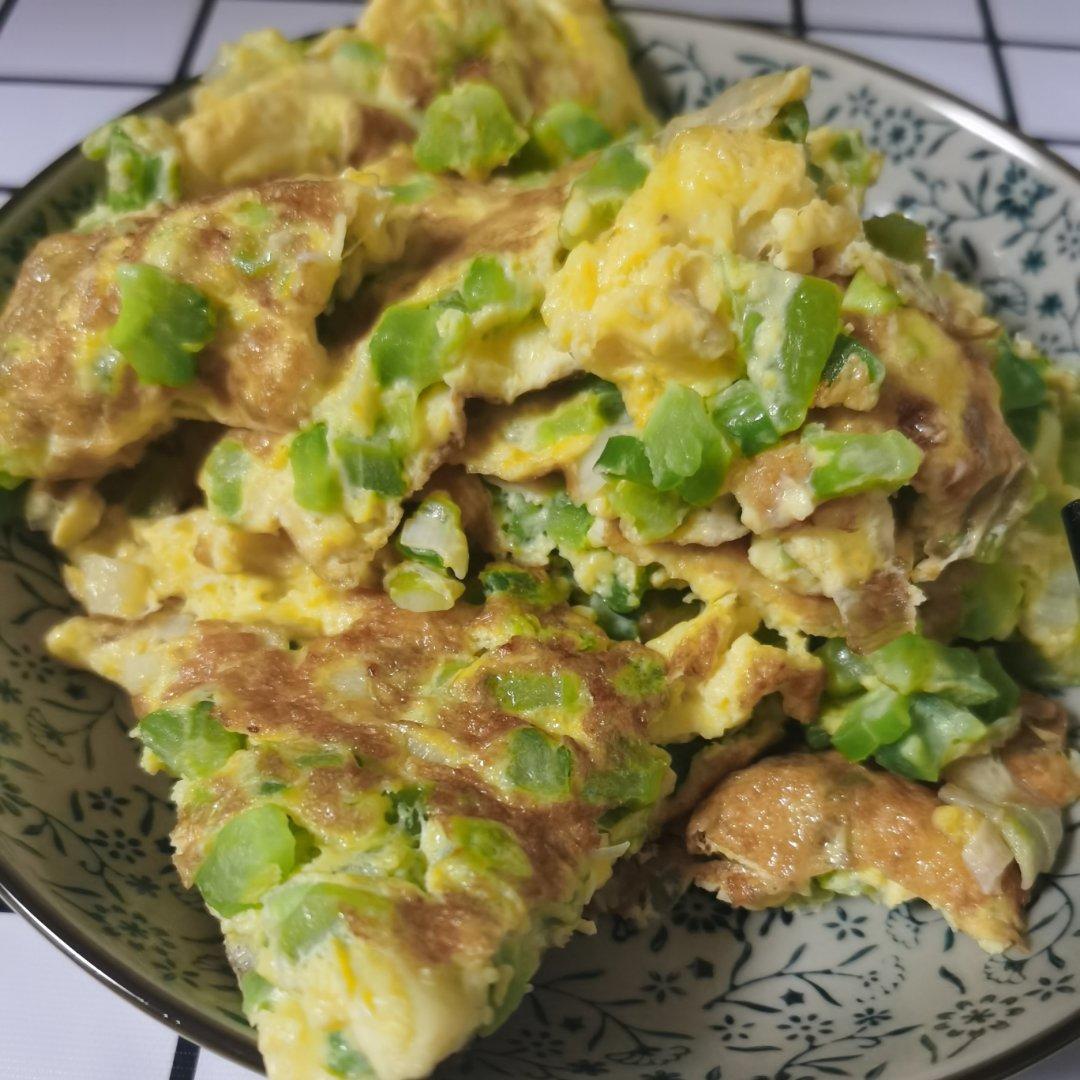 苦瓜鸡蛋饼