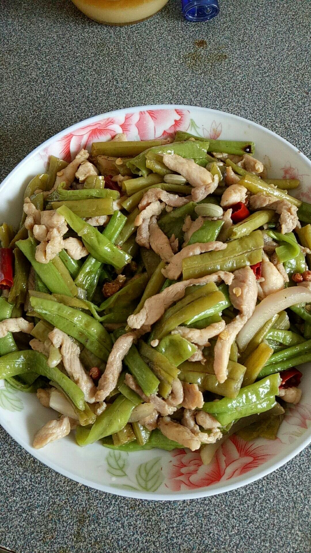 快手自制酸豆角的做法