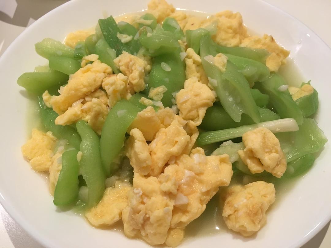 丝瓜炒蛋
