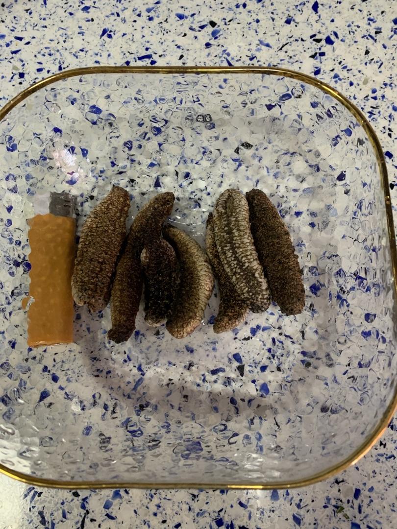 泡发干海参