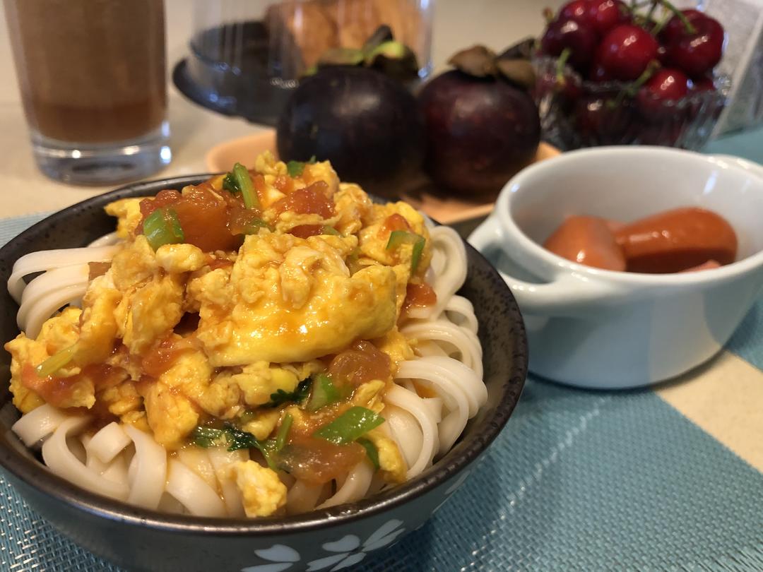 超好吃番茄鸡蛋面！柿子鸡蛋面的做法